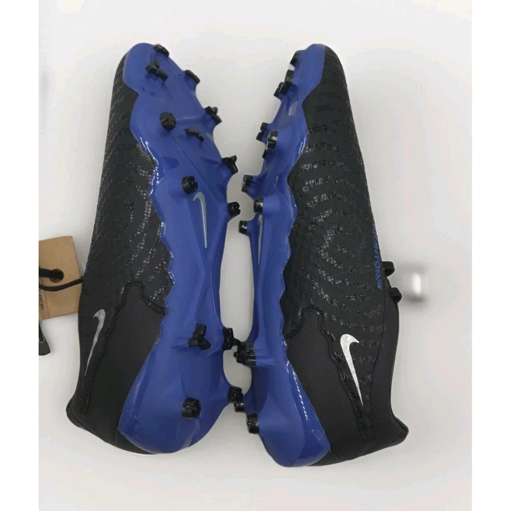 Nike Phantom GX Club FG/MG‎ Soccer Cleats Black Royal DD9473-040 Size 7.5